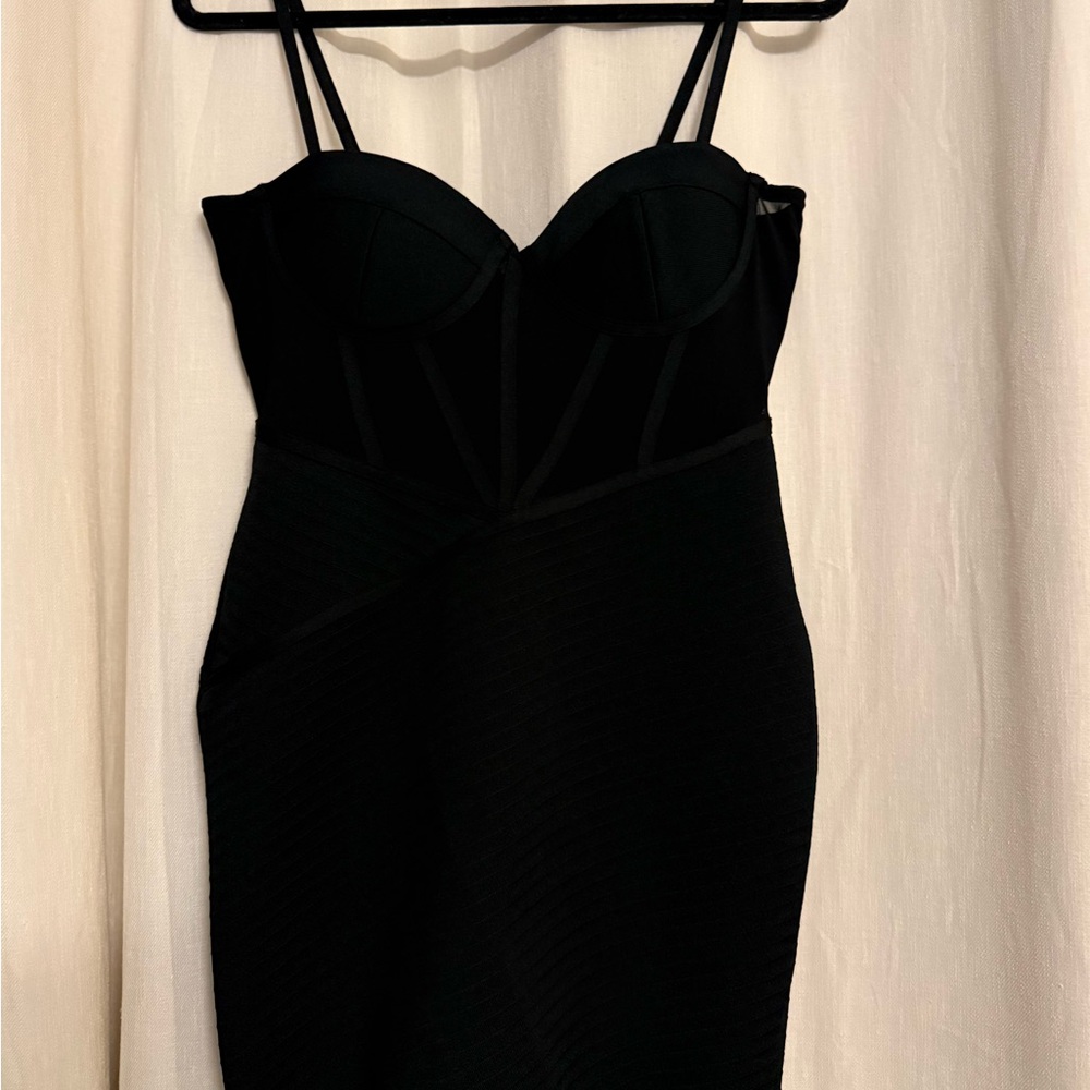 Windsor Black Strapless Dress